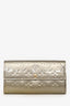 Louis Vuitton 2010 Grey Patent Leather Monogram Sarah Long Wallet