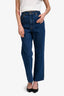 Khaite Blue Denim Straight Leg Abigail Jeans Size 28