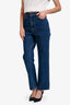 Khaite Blue Denim Straight Leg Abigail Jeans Size 28