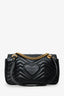 Gucci Black Leather Marmont Small Shoulder Bag