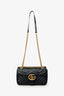 Gucci Black Leather Marmont Small Shoulder Bag