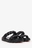 Christian Louboutin Black Leather Just Brio Sandals Size 41