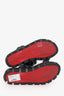 Christian Louboutin Black Leather Just Brio Sandals Size 41