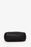 Miu Miu Black Matelassé Napa Chain Flap Shoulder Bag