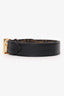 Fendi Black/Brown Zucca Print Canvas/Leather Reversible Belt