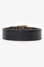 Fendi Black/Brown Zucca Print Canvas/Leather Reversible Belt