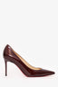 Christian Louboutin Purple Patent Leather Heels Size 36.5