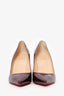 Christian Louboutin Purple Patent Leather Heels Size 36.5
