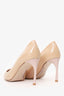 Miu Miu Beige Patent Leather Heels Size 36