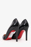 Christian Louboutin Black Patent Leather Heels Size 36.5
