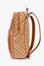 Gucci x New York Yankees Canvas Leather Trimmed Backpack