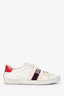 Gucci White Logo Ace Sneakers Size 36