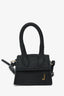 Jacquemus Navy Leather Micro Le Petit Chiquito