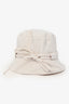 Jacquemus White Cotton 'Le Bob Gadjo' Bucket Hat Size 60