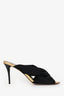 Oscar De La Renta 2016 Black/Gold 'Glen' Mules Size 39