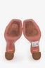 Amina Muaddi Brown Patent Lupita Sandals Size 37