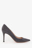 Gianvito Rossi Grey Suede Heels Size 37