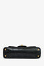 Pre-Loved Chanel™ 2025 Black Quilted Lambskin Mini Rectangular Top Handle Flap Bag