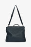 Fendi Blue/White Leather Grained Monster Peekaboo Messenger Bag
