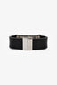 Tiffany & Co. Stainless Steel/Black Rubber Groove ID 'Paloma Picasso' Surfer Bracelet