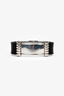 Tiffany & Co. Stainless Steel/Black Rubber Groove ID 'Paloma Picasso' Surfer Bracelet