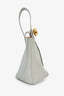 Loewe Grey Leather 'Pebble' Mini Bucket Bag