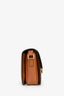 Celine Brown Leather Textile Triomphe Crossbody Bag
