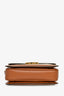 Celine Brown Leather Textile Triomphe Crossbody Bag