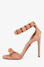 Alaia Rose Suede Pom Pom 'La Bombe 90' Heels Size 37.5