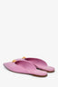 Valentino Purple Leather Roman Rockstud Pointed Flats Size 37
