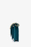 Pre-Loved Chanel™ 2019 Teal Leather Front Pocket CC Flap
