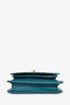 Pre-Loved Chanel™ 2019 Teal Leather Front Pocket CC Flap