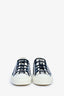 Christian Dior Blue Embroidered 'Palms Walk'n'Dior' Sneakers Size 39