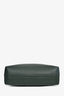 Saint Laurent Dark Green Leather Small 'Shopping Toy' Tote With Strap