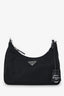 Prada Black Re-Nylon Re-Edition 2005 Bag With Strap & Pouch