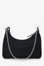 Prada Black Re-Nylon Re-Edition 2005 Bag With Strap & Pouch