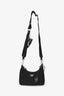 Prada Black Re-Nylon Re-Edition 2005 Bag With Strap & Pouch