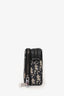 Christian Dior 2020 Black/Navy Canvas Oblique Double Zip Camera Bag Mens