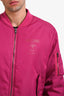 Moschino Couture Pink Nylon Bomber Jacket Size 40 Mens