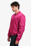 Moschino Couture Pink Nylon Bomber Jacket Size 40 Mens