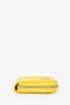 Dolce & Gabbana Yellow Leather Zip Card Holder