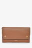 Burberry Brown Leather Logo Wallet Crossbody Bag