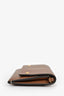 Burberry Brown Leather Logo Wallet Crossbody Bag