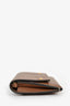 Burberry Brown Leather Logo Wallet Crossbody Bag