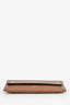 Burberry Brown Leather Logo Wallet Crossbody Bag