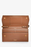 Burberry Brown Leather Logo Wallet Crossbody Bag