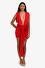 House Of CB Red 'Aliza' Sleeveless Mini Dress Size S