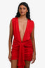 House Of CB Red 'Aliza' Sleeveless Mini Dress Size S