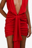 House Of CB Red 'Aliza' Sleeveless Mini Dress Size S