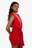 House Of CB Red 'Aliza' Sleeveless Mini Dress Size S